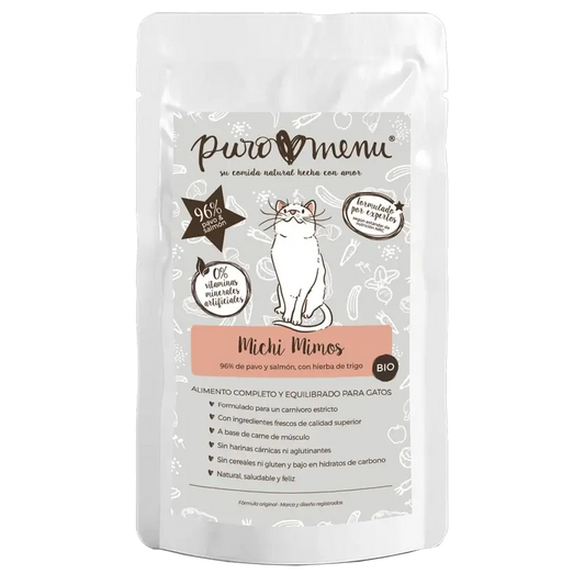 Puromenu Menu Michi Mimos Bio (Turkey & Salmon) , 100 g