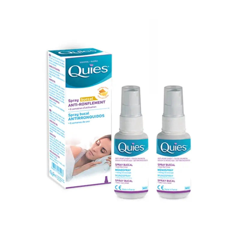 Quies Anti-Snoring Spray Pack , 2 x 70 ml