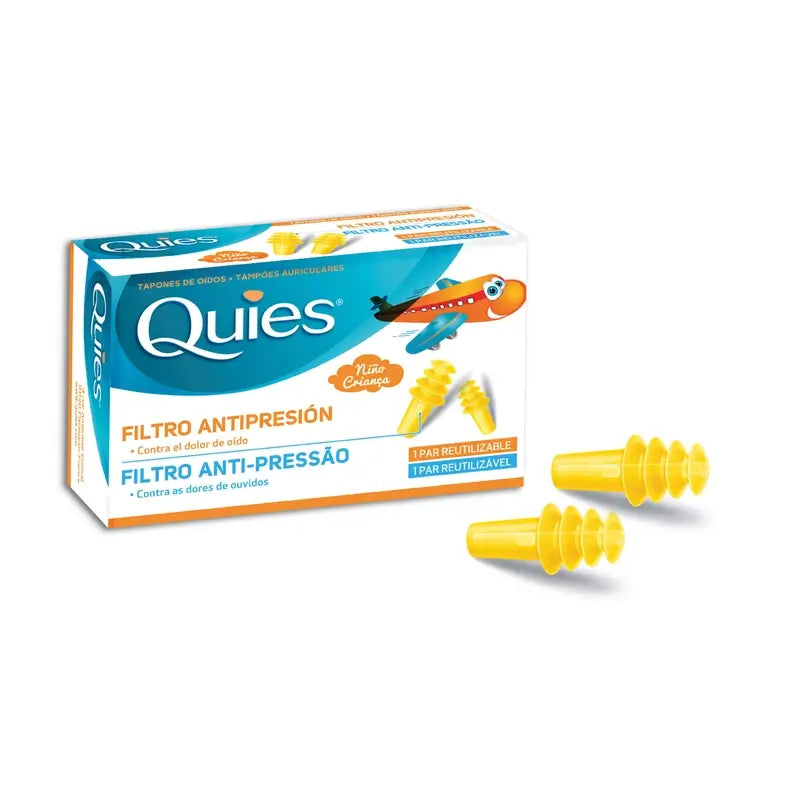 Quies Children's Anti-Pressure Earplugs 2 Plugs