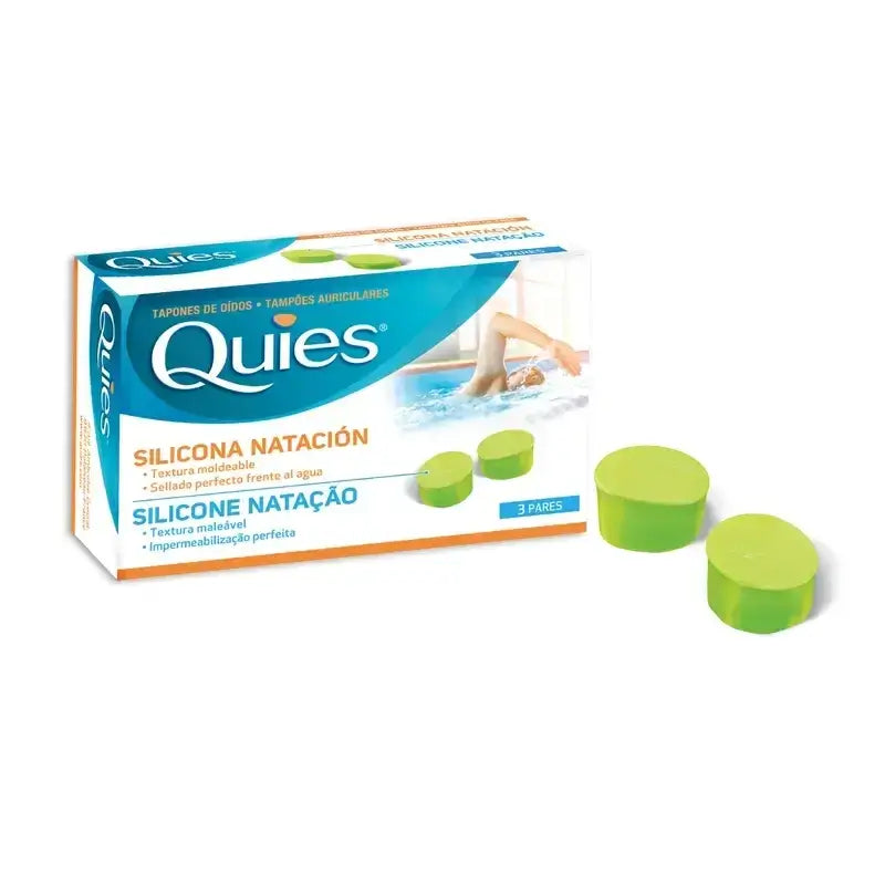 Quies Silicone Swimming Ear Plugs Standard 6