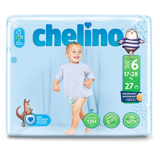 Chelino Love Diaper Size 6 (17-28 Kilos) Bag 27 units