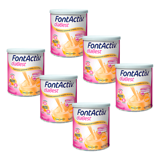 FontActiv Diabest Pack Vanilla, 6x400 g