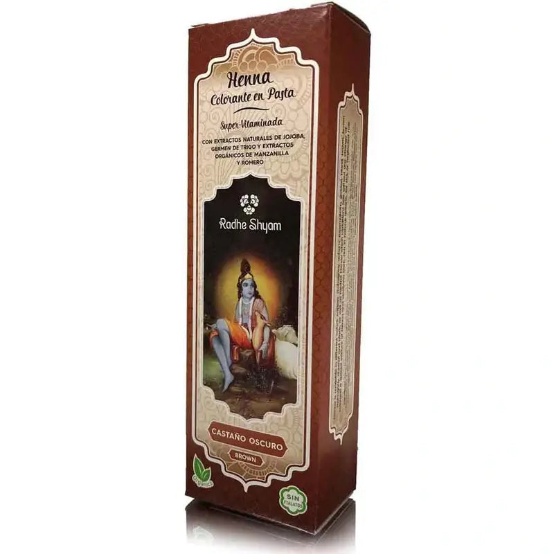 Radhe Shyam Henna Dark Brown Paste, 200 ml