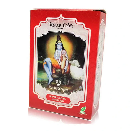 Radhe Shyam Henna Super Bright Mahogany Powder, 100 g