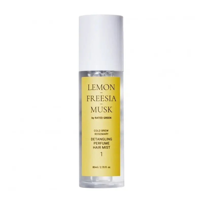 Rated Green Detangling Perfume Hair Mist 01 (Lemon-Freesia-Musk) , 80 ml