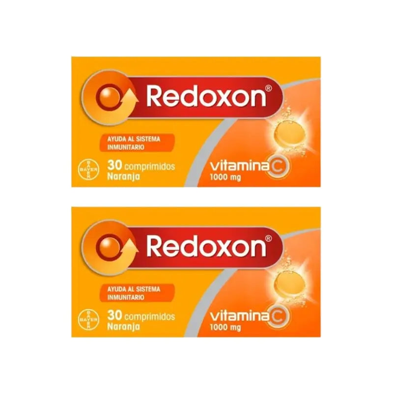 Redoxon Vitamin C Orange Flavour, 2X30 Effervescent Tablets