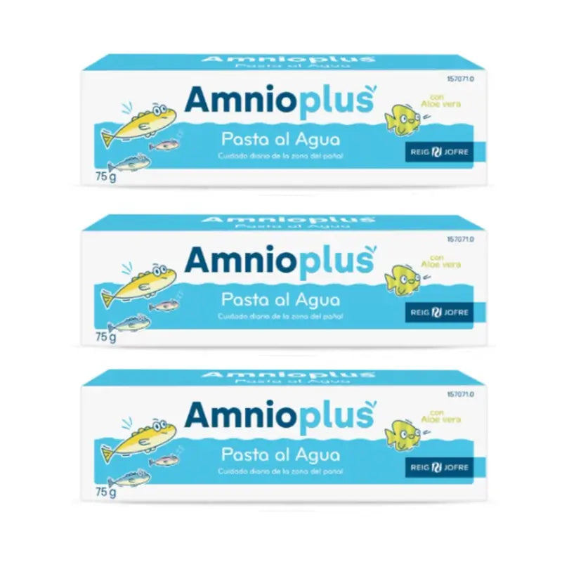 Reig Jofre Triplo Amnioplus H2O Water-based Paste, 3 x 75 G