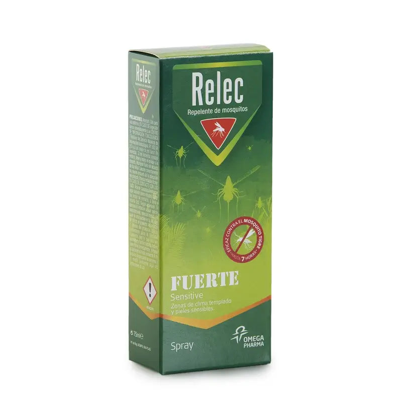 Relec Fuerte Sensitive Family Mosquito Repellent Spray, 75 ml
