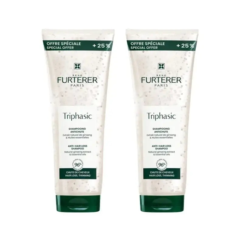 Rene Furterer Triphasic Anti Hair Loss Shampoo, 2X200 Ml