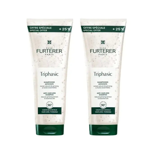 Rene Furterer Triphasic Anti Hair Loss Shampoo, 2X200 Ml