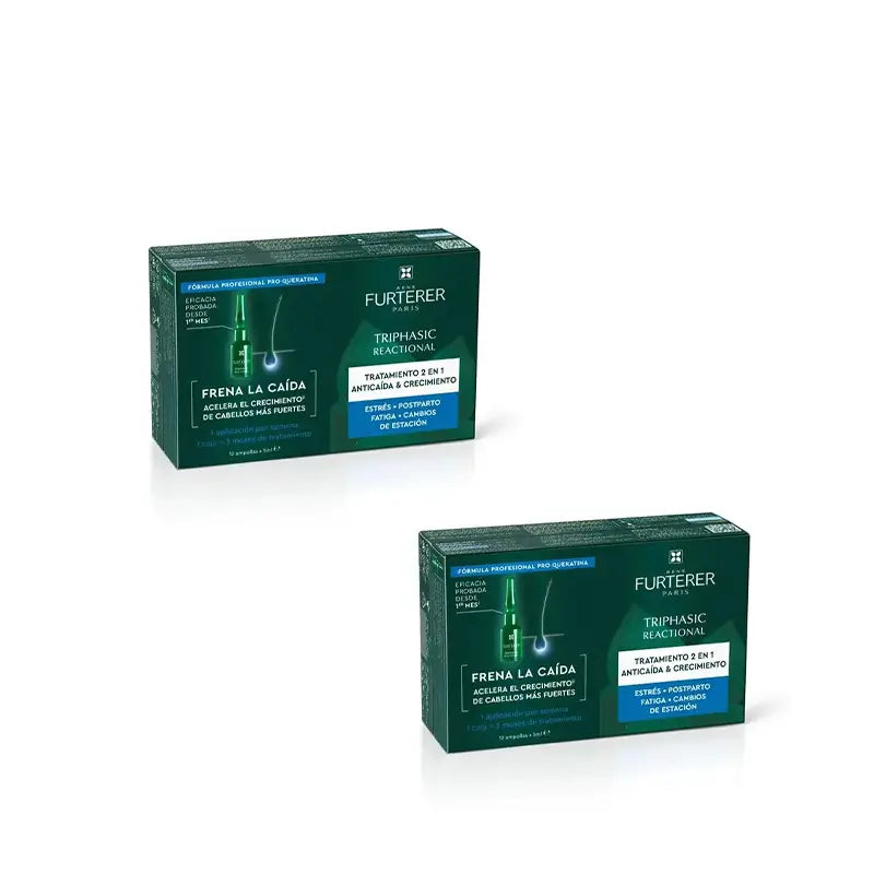 Rene Furterer Triphasic Reactional 12 Amp Rf 24, 2 Units