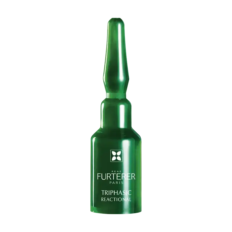 René Furterer Triphasic Reactional Ampoules Pack 5 ml x 12 Ampoules
