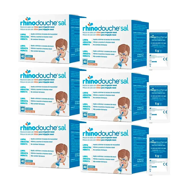 Rhinodouche Salt, Pack 6 x 40 Envelopes