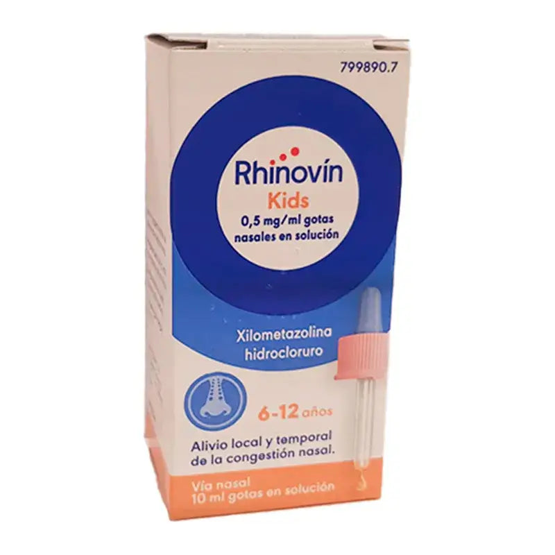 Rhinovin Infantil 0.5 mg/ ml Nasal Drops Solution 1 Bottle of 10 ml