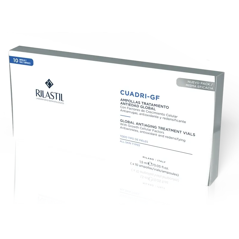 Rilastil Cuadri Gf Anti-Aging & Antioxidant Ampoules, 10 units