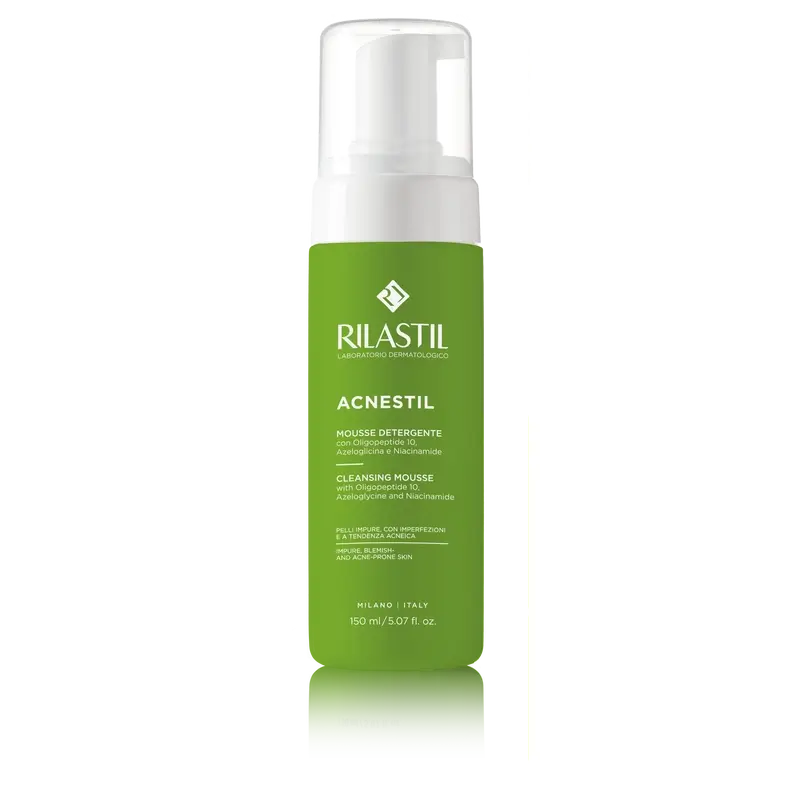 Rilastil Acnestil Sebum-regulating Cleansing Mousse 150 Ml