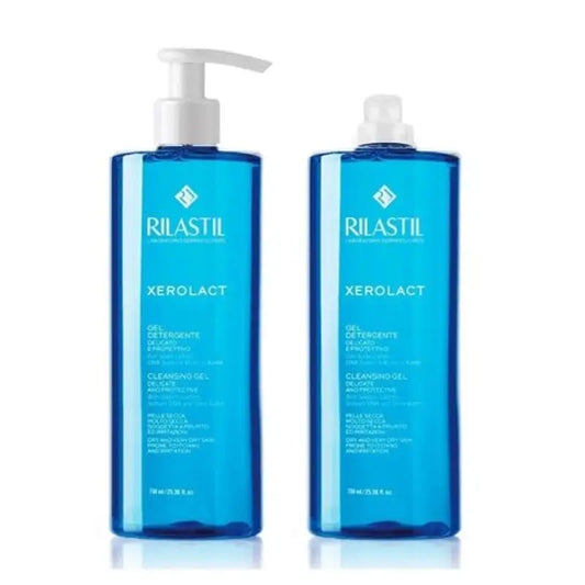 Rilastil Duplo Xerolact Gel 2nd 50% Discount , 750ml + 750ml