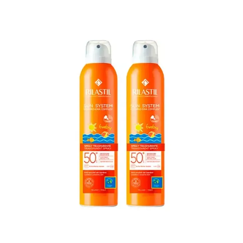 Rilastil Sun System Baby Spray Transparent 50+ , 2 x 200 ml