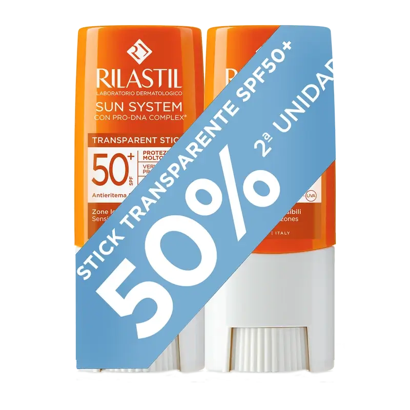 Rilastil Sun System Stick Spf50+ , pack 2 x 8,5