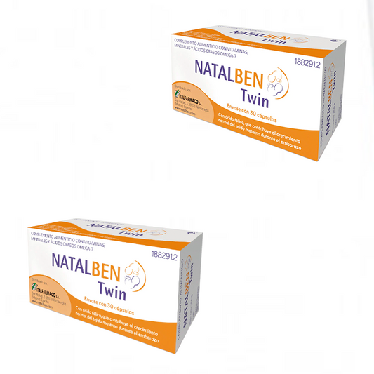 Pack Natalben Twin Nutraceutical , 2x30 Capsules