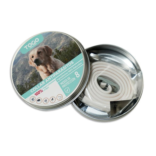 Togo Anti-Parasite Repellent Collar For Dogs All Sizes - White