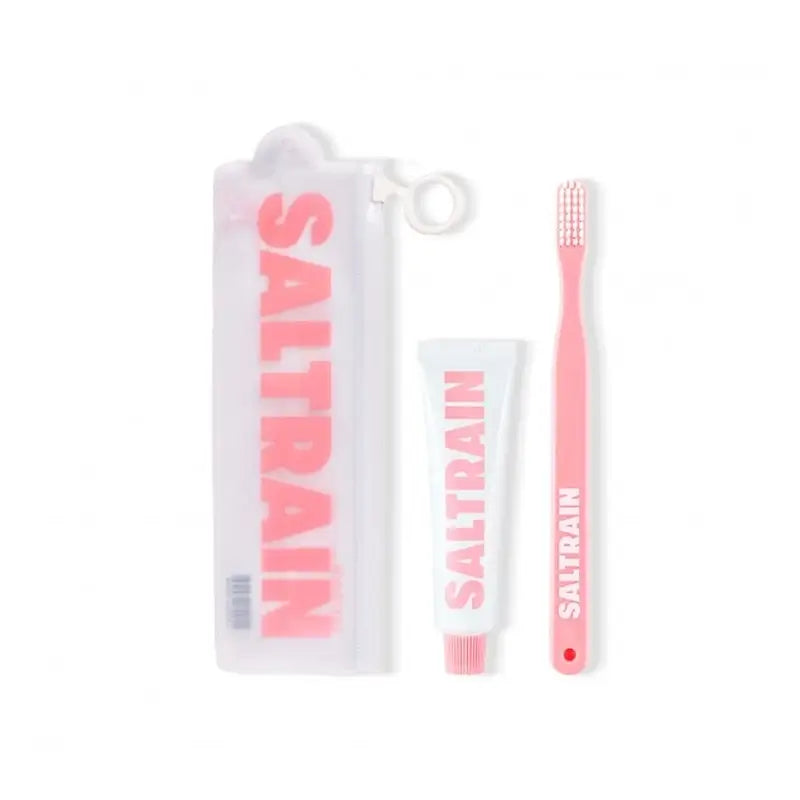 Saltrain Travel Kit Pink Rose Citron and Brush
