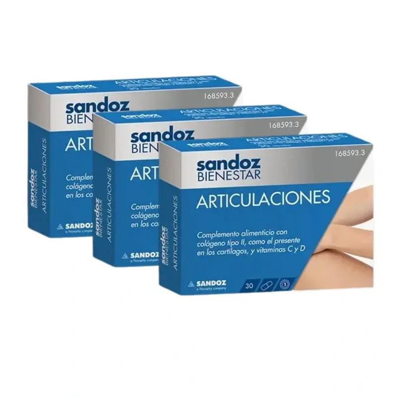 Sandoz Bienestar Articulaciones Pack 3 x 30 capsules
