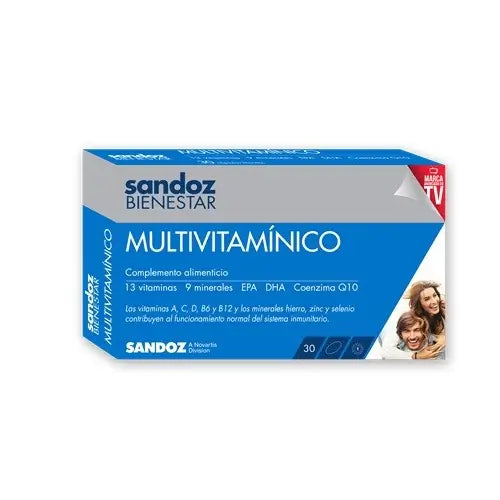 Sandoz Bienestar Multivitamin 30 Softgels