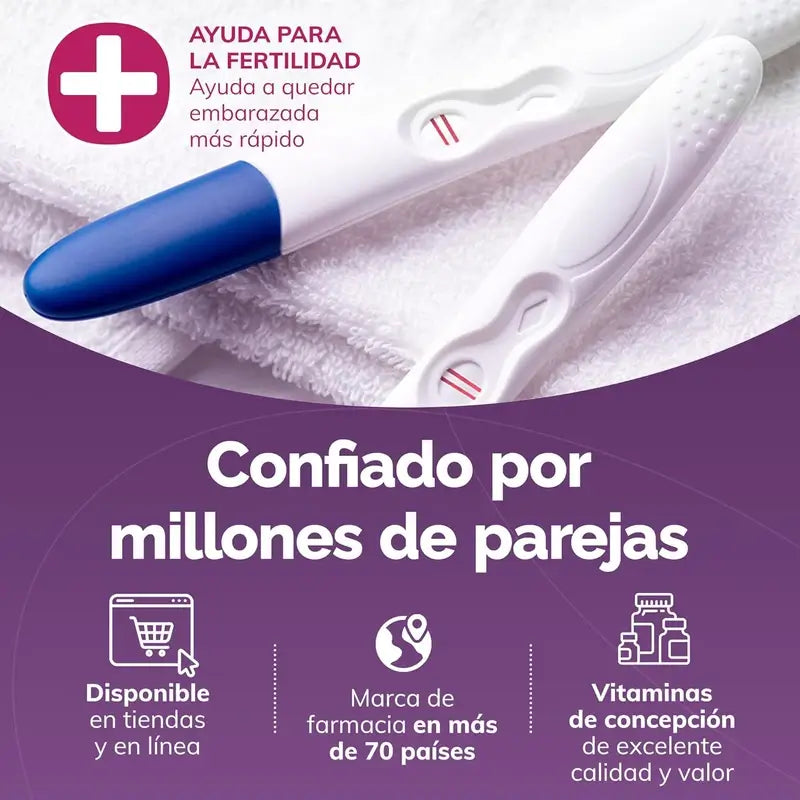 Sasmar Conceive Plus Female Fertility Support, 60 Capsules