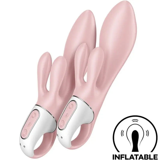 Satisfyer Air Pump Bunny 3 Inflatable Rabbit Vibrator Pink