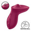 Satisfyer Exciterrr Fuchsia Lay-On Clitoris Vibrator