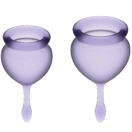 Satisfyer Feel Good Menstrual Cup Kit Lilac 15 + 20 Ml