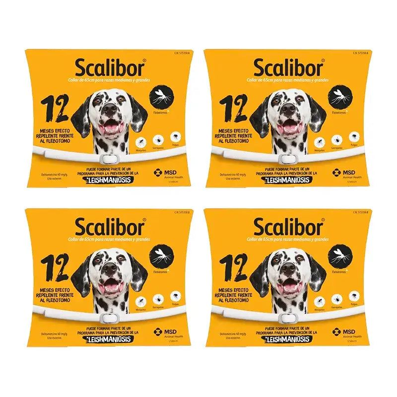 Scalibor Collar, Pack 4 x 65 cm
