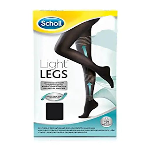 Scholl Compression Stockings 20 Den-Black Xl