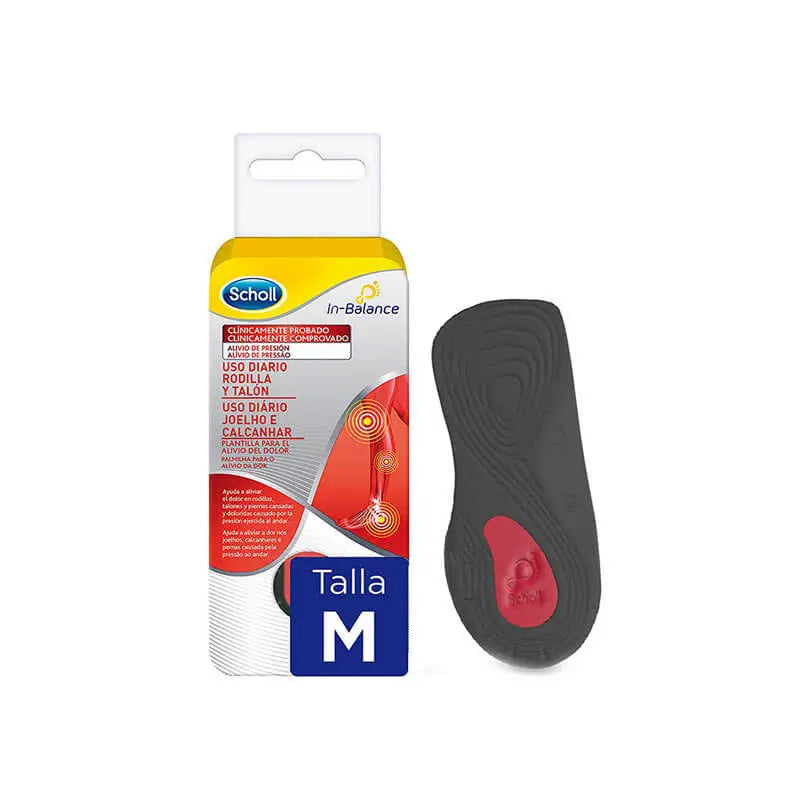 Scholl Everyday Insoles Knee and Heel Size M