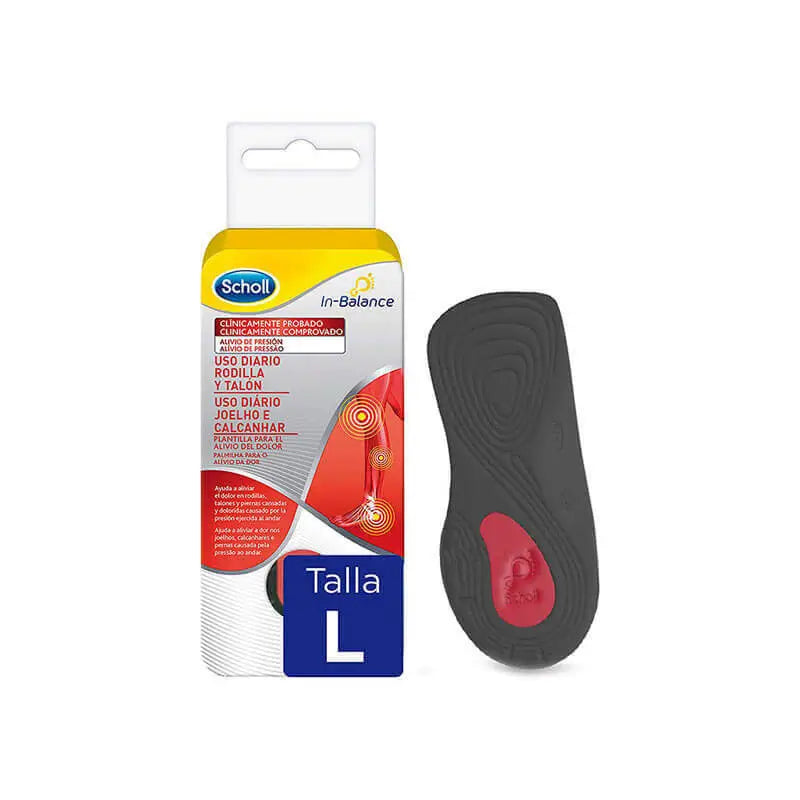 Scholl Everyday Insoles Knee and Heel Size L
