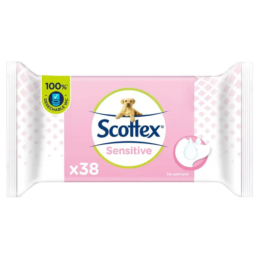 Scottex Sensitive Moist Toilet Paper , 38 pcs.
