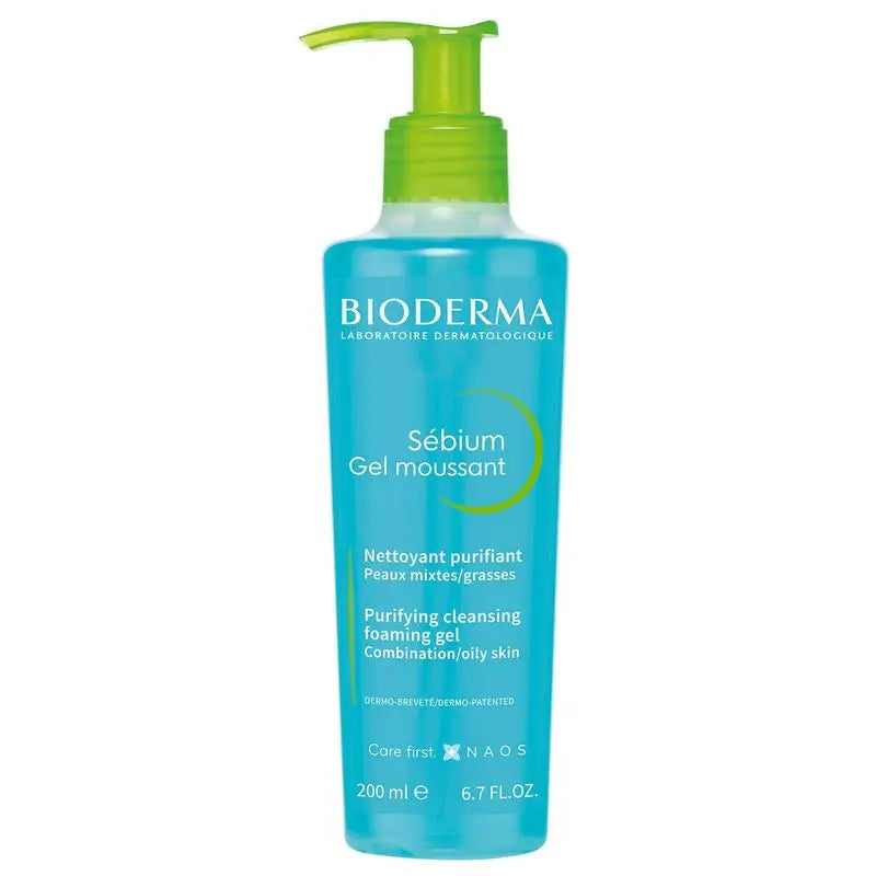 BIODERMA Sebium Purifying Moussant Gel Dispenser 200 ml
