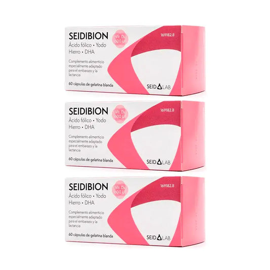 Seidibion Pregnancy and Lactation, Pack 3 x 60 Capsules