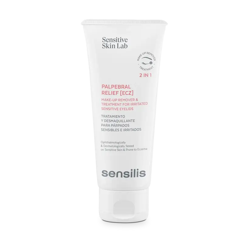 Sensilis Palpebral Relief [Ecz] 2 In 1 Sensitive Eyelid Treatment & Make-up Remover, 100Ml
