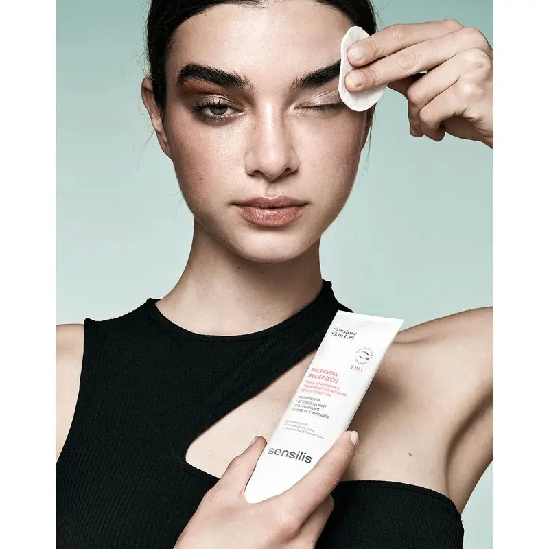 Sensilis Palpebral Relief [Ecz] 2 In 1 Sensitive Eyelid Treatment & Make-up Remover, 100Ml
