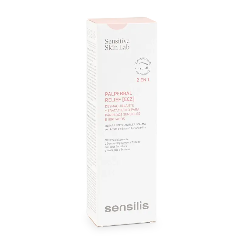 Sensilis Palpebral Relief [Ecz] 2 In 1 Sensitive Eyelid Treatment & Make-up Remover, 100Ml