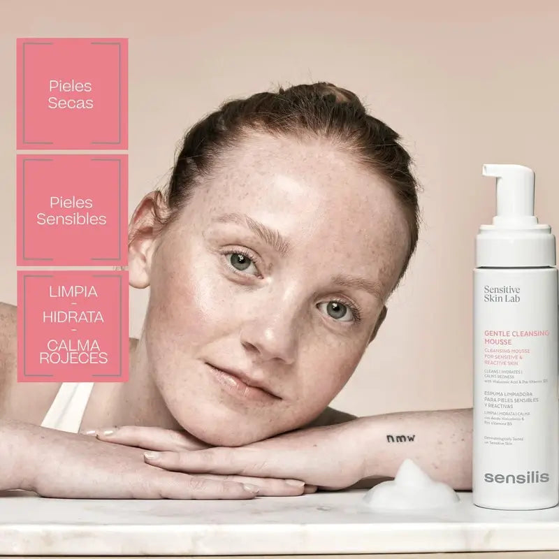 Sensilis Gentle Cleansing Mousse For Sensitive and Reactive Skin 200 ml