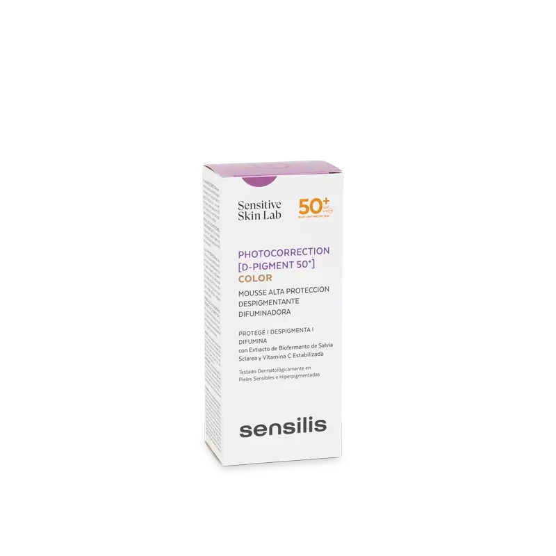 Sensilis Photocorrection [D-Pigment 50+] Colour Depigmenting Mousse 40 ml