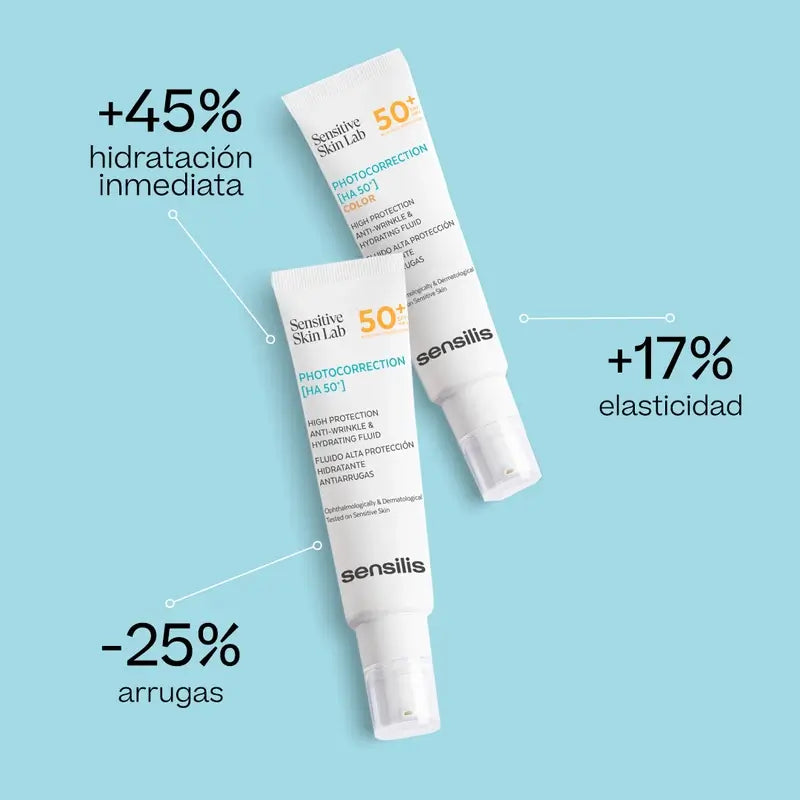 Sensilis Photocorrection [Ha 50+] Moisturising & Anti-Wrinkle Colour 50Ml