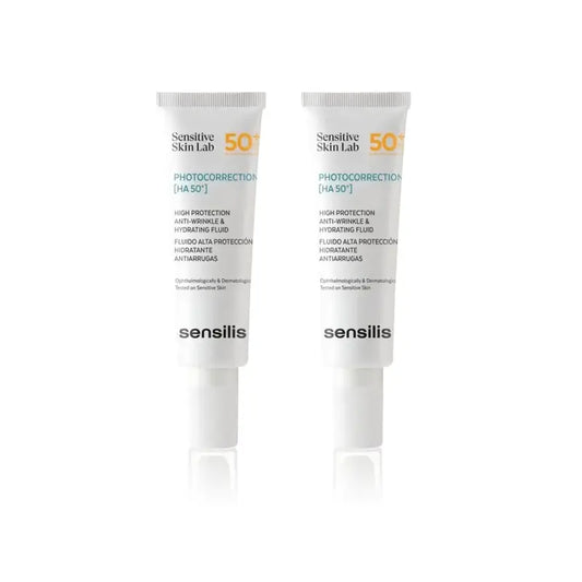 Sensilis Photocorrection [Ha 50+] Moisturising & Anti-Wrinkle, 2X50 Ml