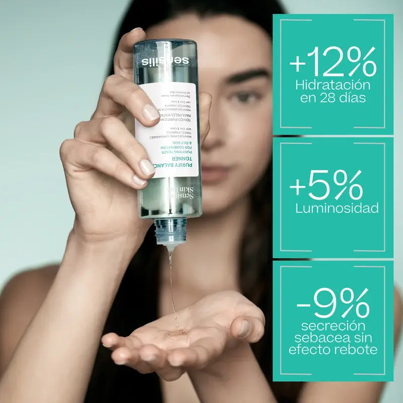 Sensilis Purify Balancing Toner Cleansing Toner for Oily & Combination Skin 200 ml