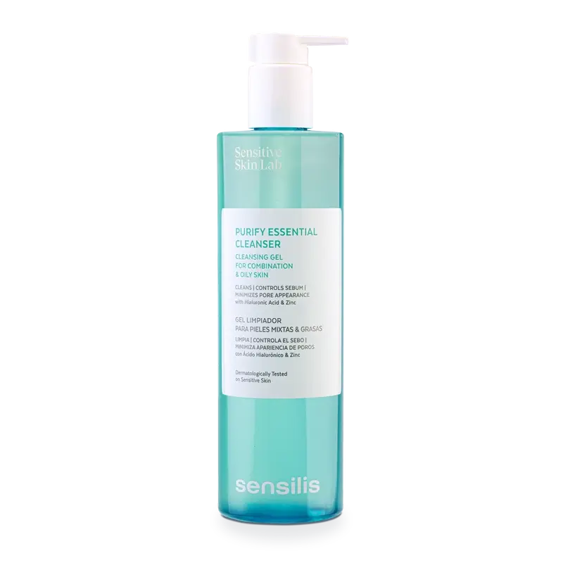 Sensilis Purify Essential Cleanser Cleansing Gel for Oily and Combination Skin 400 ml