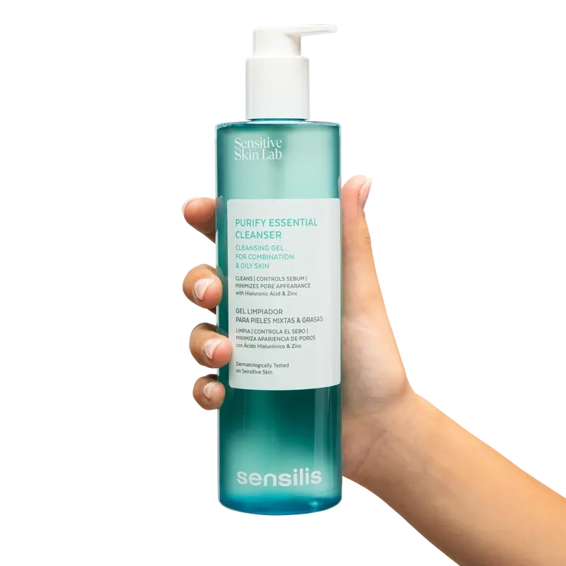 Sensilis Purify Essential Cleanser Cleansing Gel for Oily and Combination Skin 400 ml