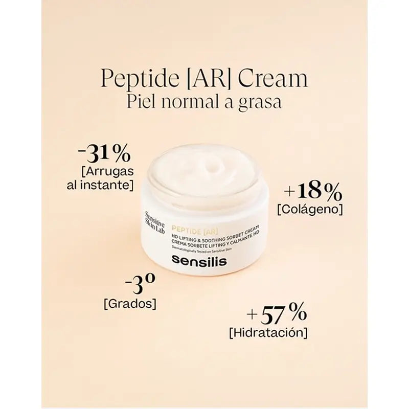 Sensilis Sensilis Peptide [Ar] Lifting Effect Sorbet Cream Normal and Combination Skin, 50 ml